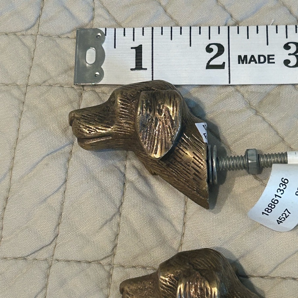 Vintage Anthropologie Dog Head Drawer Knobs - Picture 8 of 9